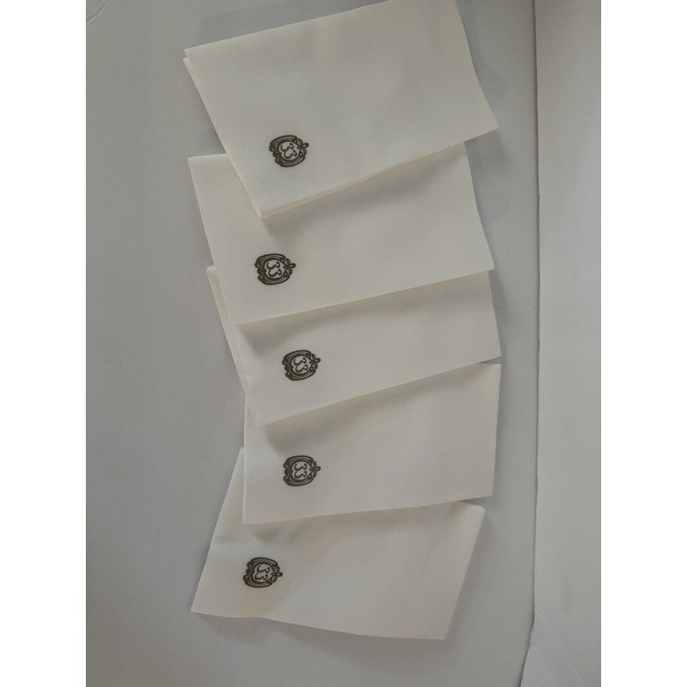RARE! 10 SINGLE DISNEYLAND CLUB 33 LOGO NAPKINS disney colletible Thick White
